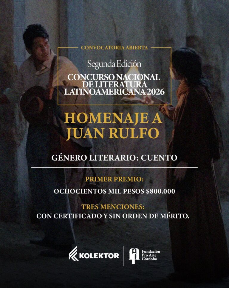 Concurso Nacional de Literatura 2026 12° edición b